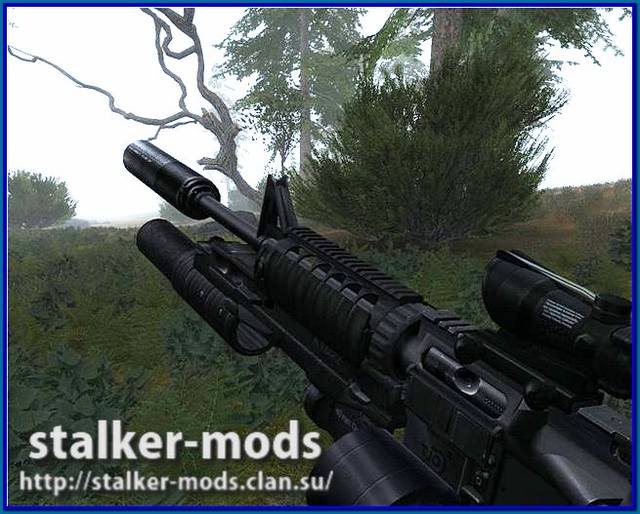 M4A1 SOPMOD and АК-74М Tactical by MyNameIsHell